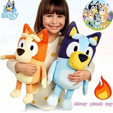 Bluey Dog Family Plush Toy Cartoon Dog Soft Stuffed Doll Birthday Gift