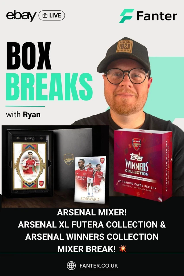 ARSENAL WINNERS COLLECTION & FUTERA ARSENAL XL MIXER!