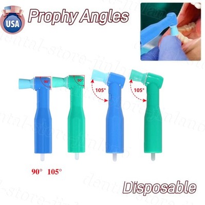 Dental Polishing Cup Brushes Disposable Prophy Angles Cups Latex Free 90° /105°
