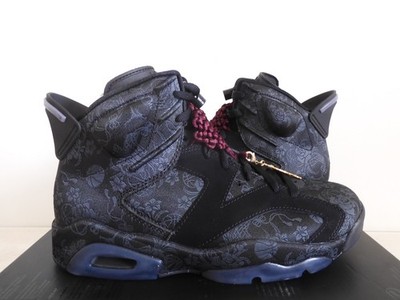 Nike Air Jordan 6 Retro SD Singles Day Triple Black Womens Sz 7 Nike Air Jordan 6 Retro SD Singles Day Triple Black Womens Sz 7