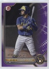 2022 Bowman Prospects Purple Border 13/250 Hedbert Perez #BP-67 0b3