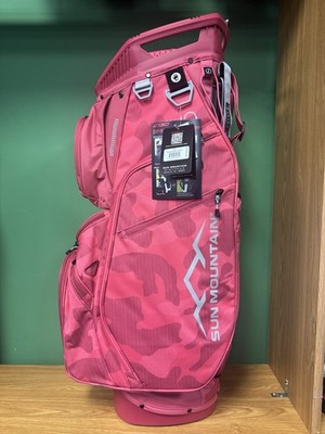 New Sun Mountain Golf Ladies Diva Cart Bag Rose/ Pink Camo
