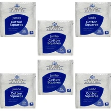 Studio Selection Jumbo Cotton Squares, 6 Pk