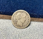 (#101949) Barber Quarter: 1914 D   VG/F