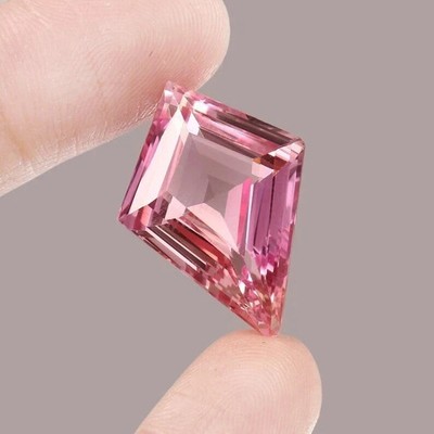 Natural Ceylon Padparadscha Sapphire 13.36 Ct Fancy Cut Certified Loose Gemstone