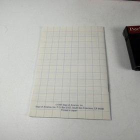 Psycho Fox Sega Master System SMS Complete in Box CIB