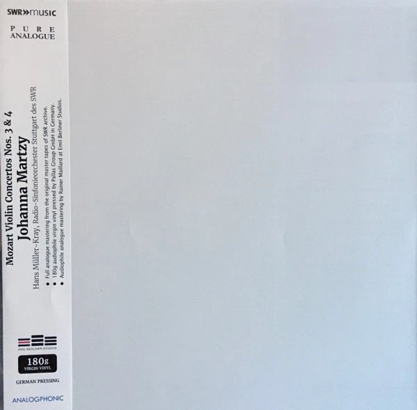 ANALOGPHONIC CNLR-1604 MOZART VIOLIN CONCERTOS 3/4 JOHANNA MARTZY - Bild 4 von 4