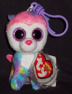 TY BEANIE BOOS -IZABELLA the DOG KEY CLIP CLAIRE'S EXCLUSIVE - MINT w/ MINT TAG 