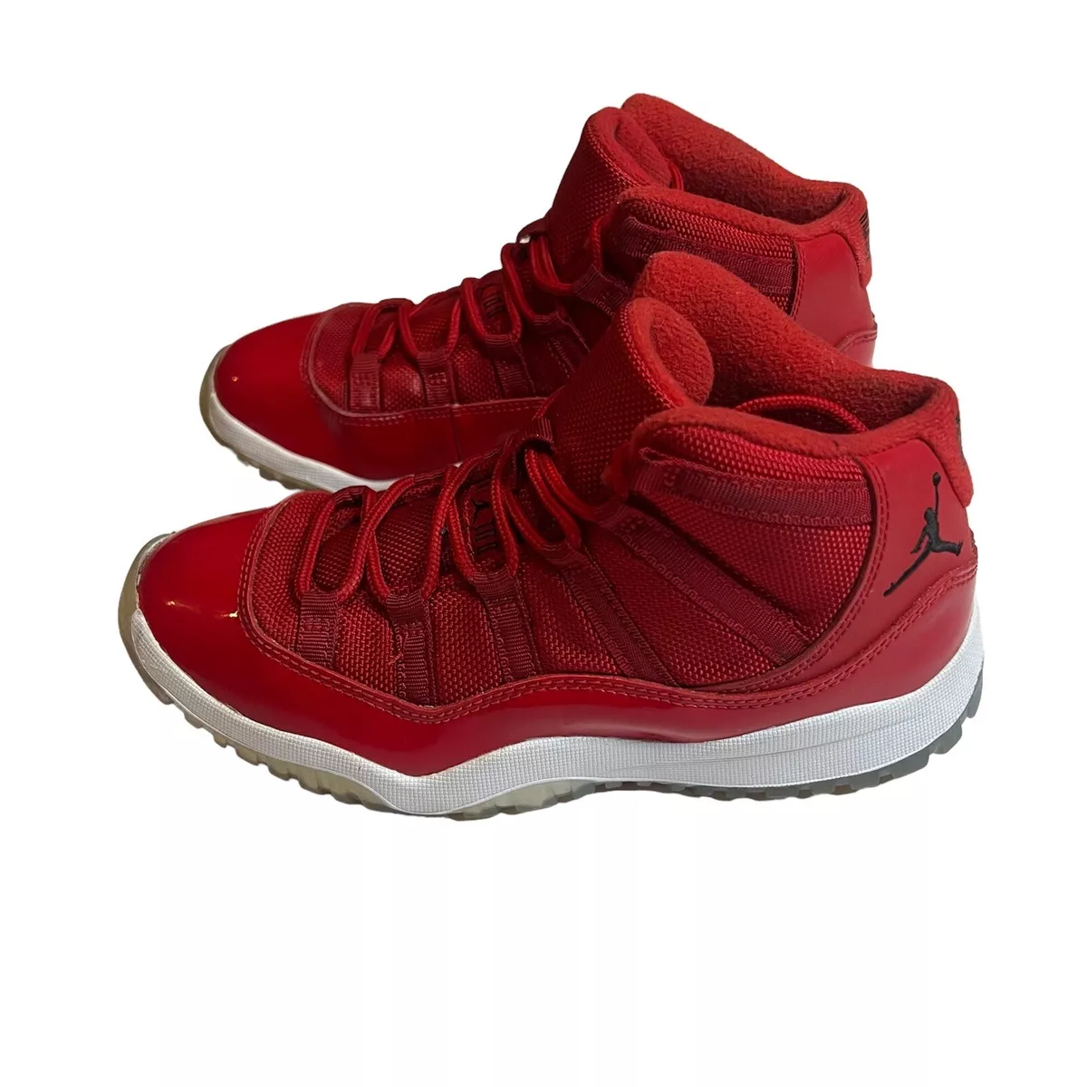 Red jordan 11 best sale kids