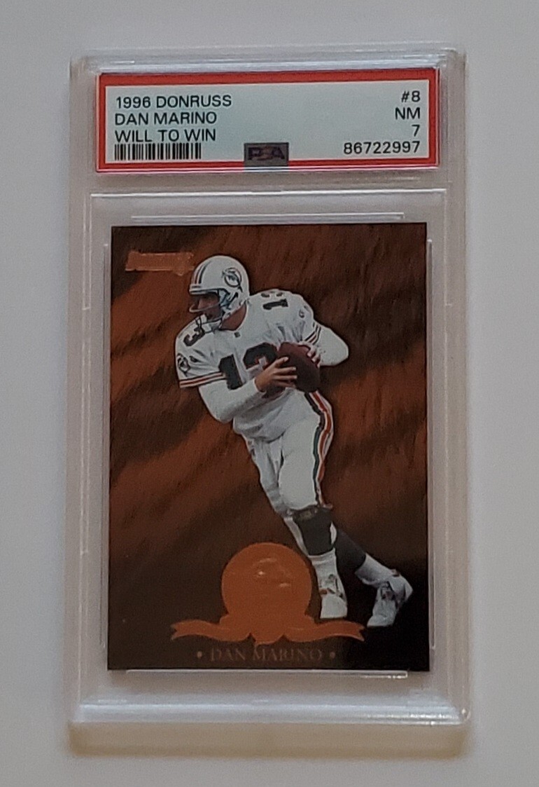 1996 Donruss #8 JOE MONTANA PSA 7 NM "WILL TO WIN" 1,418/5,000 Free Shipping