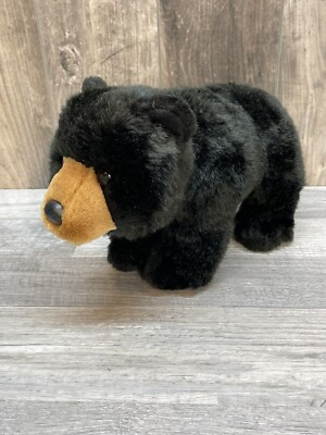 Douglas Black Bear Plush Inch Stuffed Animal Toy