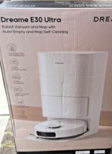 Dreame E30 Ultra Robot Vacuum and Mop White NEW