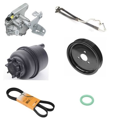 Hose and Reservoir Power Steering Pump Kit for BMW E46 2002-2006 with Pump