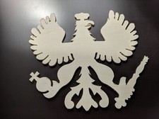 Schützenadler Holz Pappel ca.45 cm x 42 cm x 0,6 cm Adler Holzvogel Schützenfest