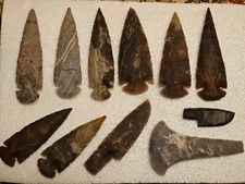 Steinzeit Set B-Ware 11 Teile flint knapping age pierre pietra eta Reproductions