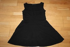ZARA BASIC BLACK STRETCH SLEEVELESS DRESS L