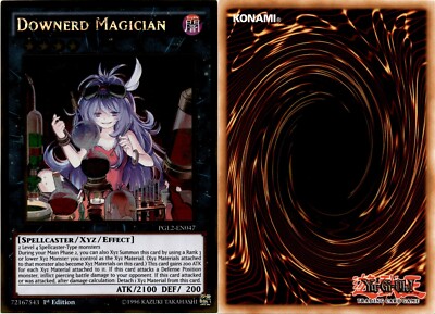 Yu-Gi-Oh! Downerd Magician Gold Rare (PGL2-EN047) - 1st Edition Sammelkarte Aus Premium Gold