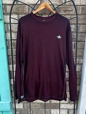 Affliction Standard Made in USA Maroon Thin Layering Long Sleeve Top Size XXL