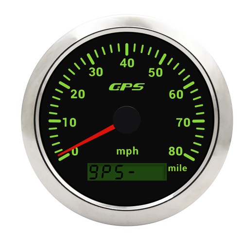 Universal 85mm Digital GPS Speedometer Odometer Gauge 0-80MPH For Car Boat Truck - Picture 9 of 14