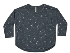 Rylee + Cru Night Sky Long Sleeve Pocket Tee size 2-3