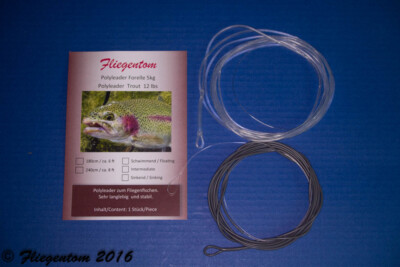 Fliegentom Polyleader ForelleTrout 8ft (2,40m)