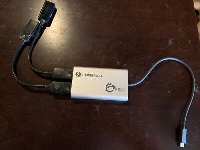 Thunderbolt SIIG HDMI Adapter - V1.0 SIIG BWK1823X JU-TB0014-S1, used