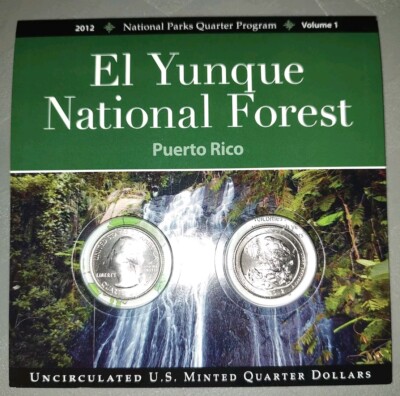 2012 US National Parks Quarter Program EL YUNKE PUERTO RICO MOC RARE SEALED L@@K