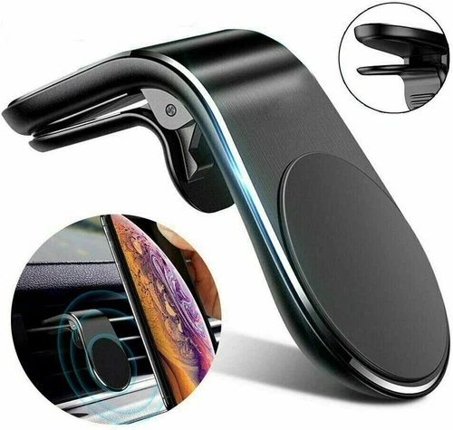 Magnetic in Car Phone Holder Air Vent Phone Mount For various phones (BLACK)