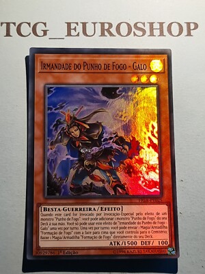Brotherhood of the Fire Fist - Rooster ︎YUGIOH ︎FIGA ︎PORTUGUESE ︎SUR ︎NM #0409