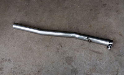 Audi S1 3dr/5dr Centre resonator mid silencer delete pipe deres pipe