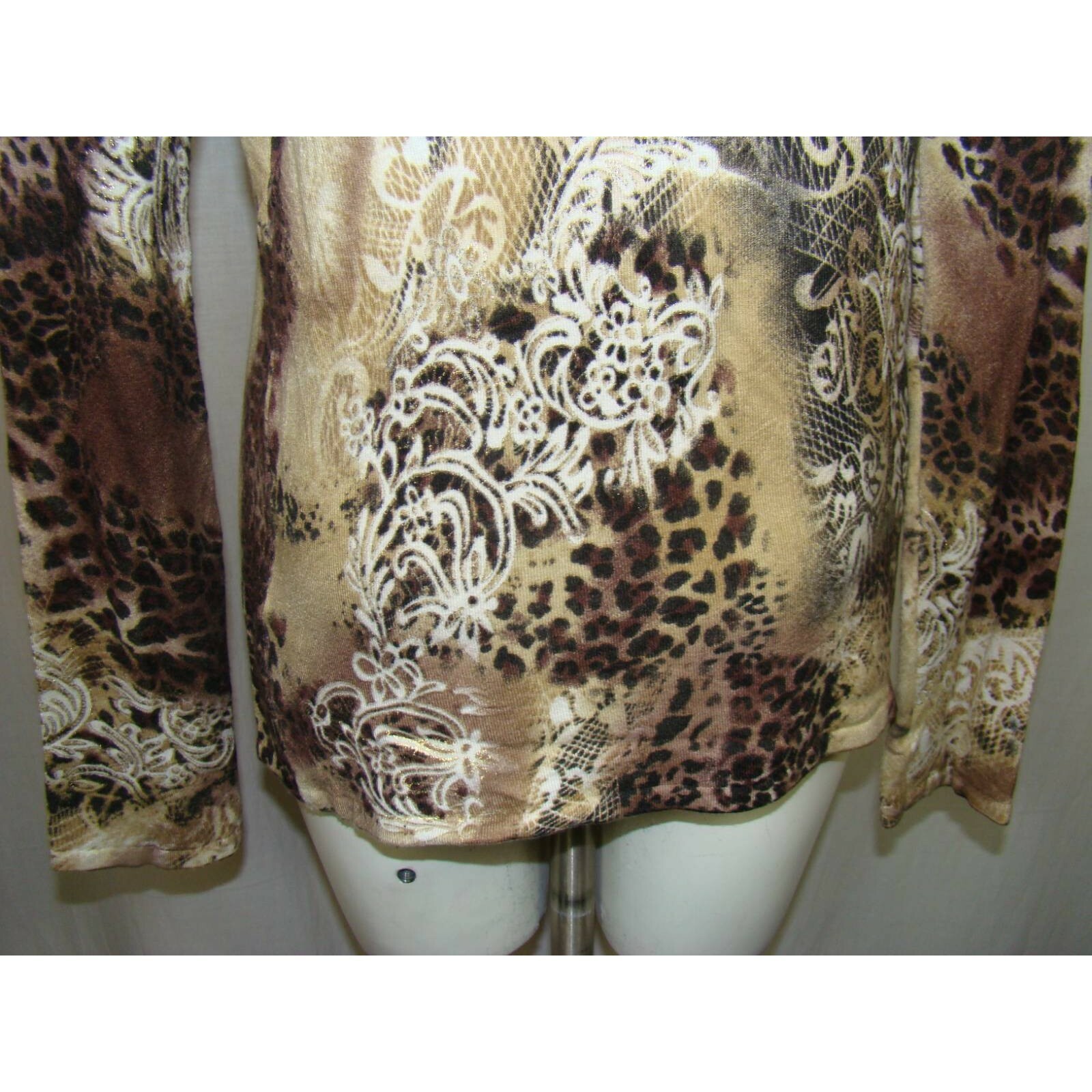 Cache Women's Pullover Sweater Multicolor Spandex… - image 6