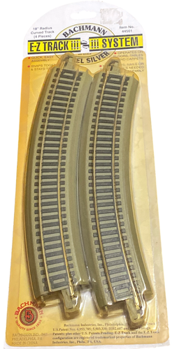 Bachmann Industries HO NS EZ 18 Radius Curve Bulk 50 BAC44580 HO Track NIP - Picture 1 of 2