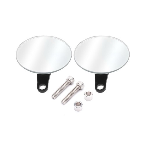 Blind Spot Round HD Glass Convex Rear View Mirrors For BMW F750GS F900XR R1250GS - Picture 8 of 19