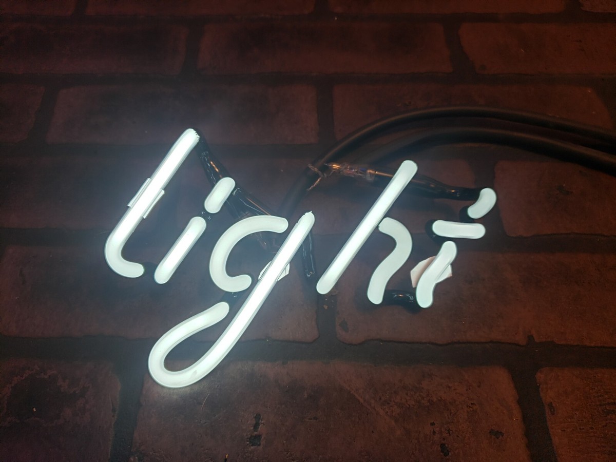 Light Beer Neon Replacement Tube - Light Tube Only-Budweiser