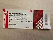 21/22 Ticket FSV Mainz 05 FC