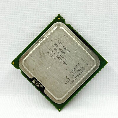 Intel Pentium 4 SL7J8 3.4GHz Double printing code CPU High collectible value