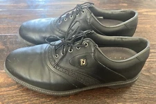 FootJoy FJ Originals Superlites Mens Size 9 M Golf Cleats Shoes Black (58166)