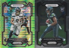 JAXON SMITH-NJIGBA & KENNETH WALKER III 2023 PRIZM CARDS SEATTLE SEAHAWKS