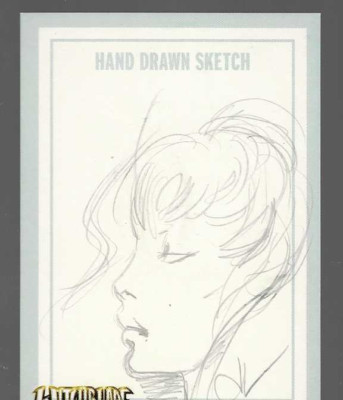 Witchblade Millennium Limited Edition Hand Drawn Sketch Card 2000