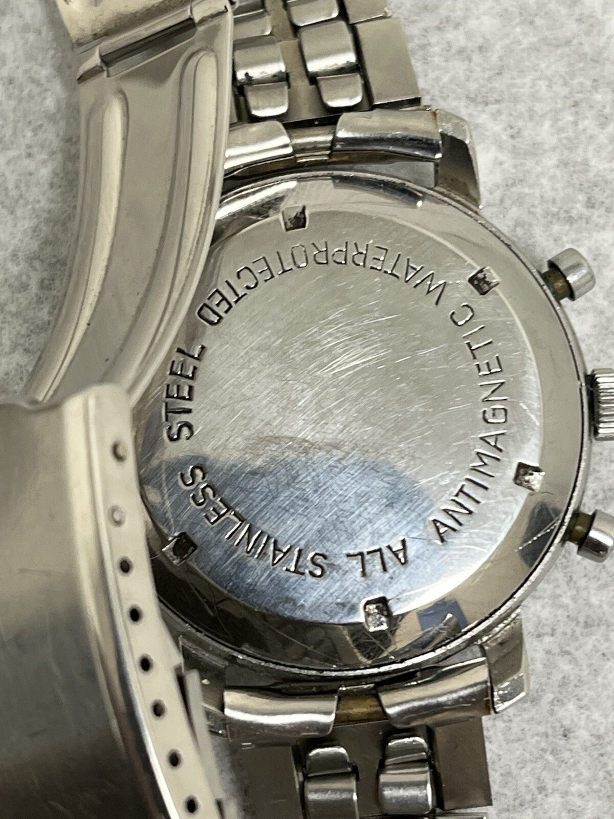 Very Rare Vintage All Stainless Steel Walkman Men Watch | eBay