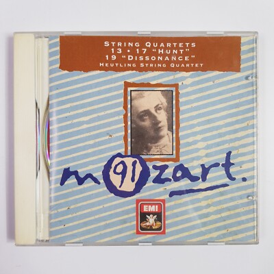 Mozart 91 String Quartets 13/17 Hunt 19 Dissonance Heutling - Classical Music CD