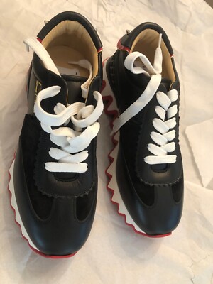 Christian Louboutin Loubishark Sneaker Size 36.5 EU/6.5 US Black