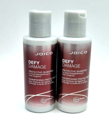 2 x JOICO Defy Damage Protective Shampoo Reinigung  geschädigtes Haar 50ml G152