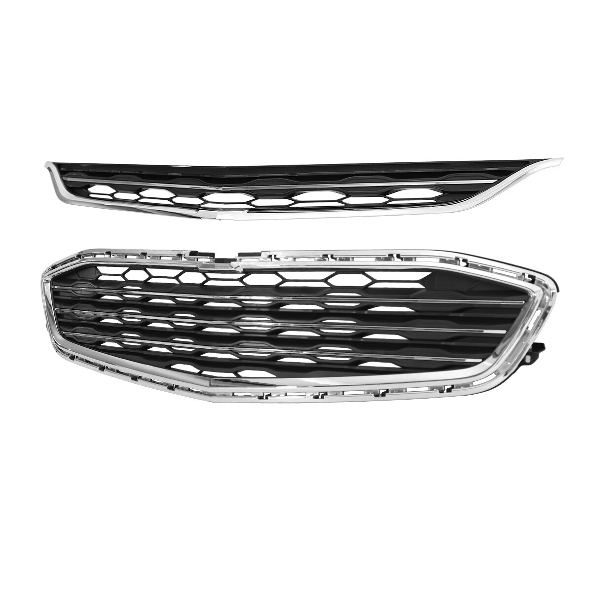 Front Bumper Upper Lower Grille Set For 2016 2018 Chevrolet Malibu front-bumper-upper-lower-grille-set-for-2016-2018-chevrolet-malibu