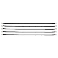 BAG OF 5,4 Gauge Battery Cable with 5/16" Tinned Copper Lugs , 23" 4 Gauge Black