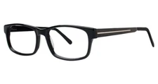 MODERN OPTICAL BMEC BIG JIM MEN'S EYEGLASSES 58-18-150 BLACK W/ SOFT CASE