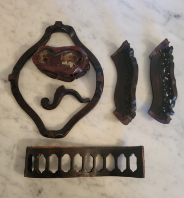 VINTAGE WOODEN CHINESE EXPORT DISPLAY STAND PIECES (LOT OF 6) | eBay