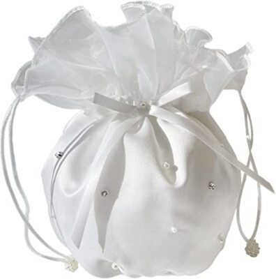 Brautbeutel Braut Handtasche Ivory HBH Brauttasche Beutel Für