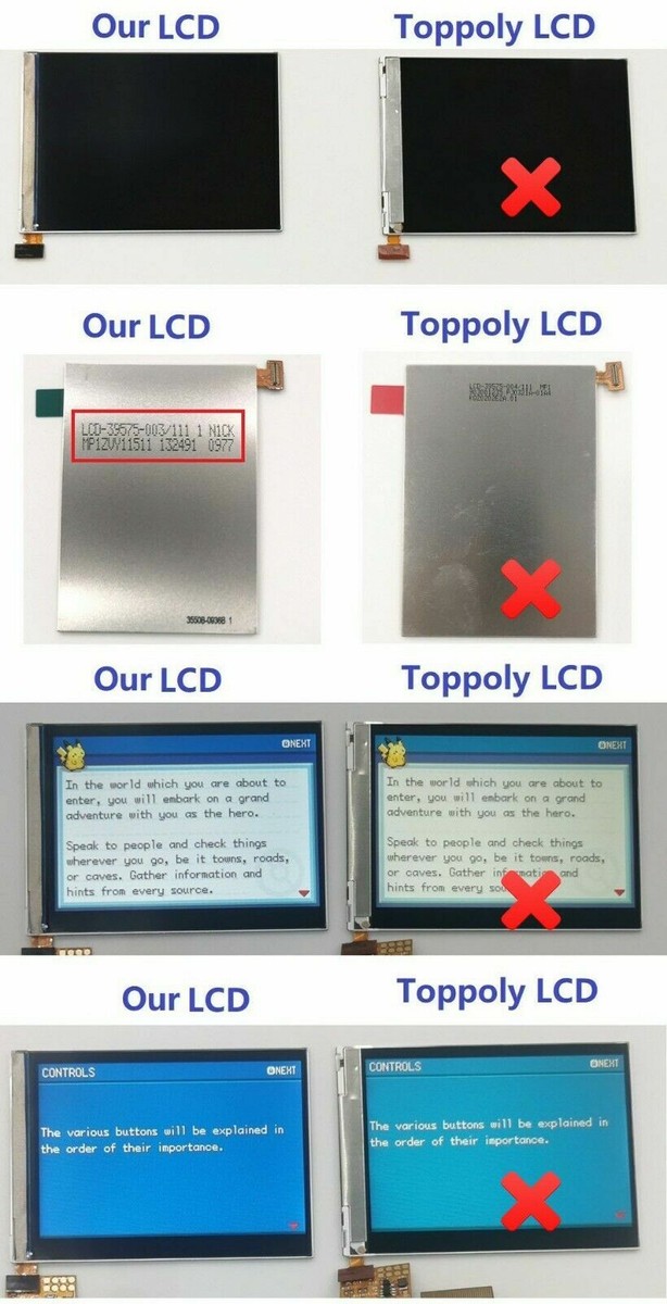 IPS V2 Backlight Screen Mod Kit For Game Boy Advance With Pre-Cut Pure Black Shell