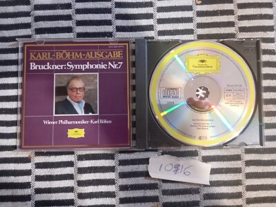 BRUCKNER CD / SYMPHONIE Nr. 7 / WIENER PHILHARMONIKER / KARL BOHM / W. GERMANY.
